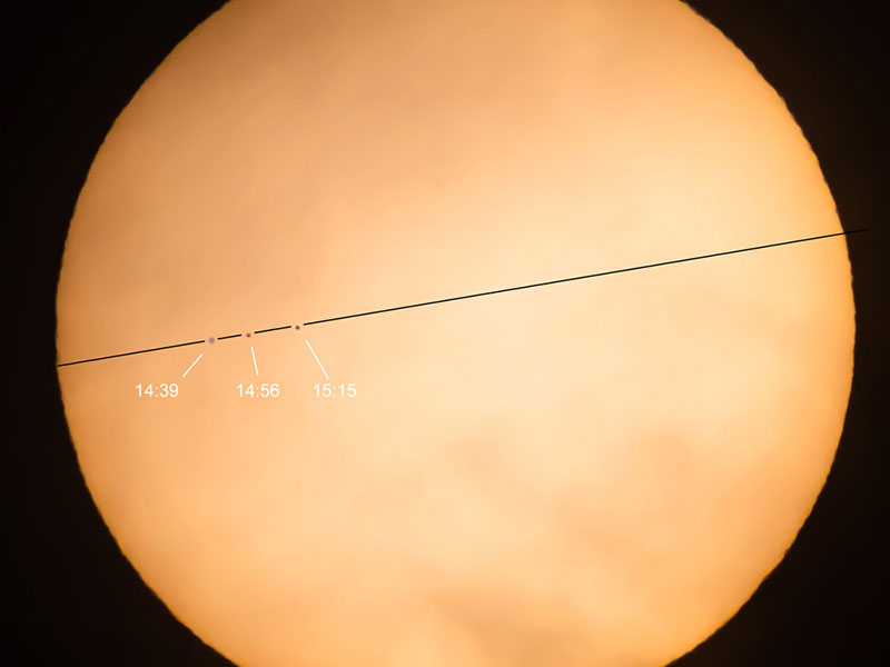 Merkurtransit 2019 auf der Sternwarte Waldburg